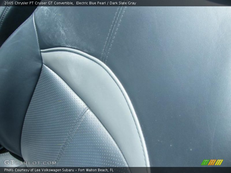 Electric Blue Pearl / Dark Slate Gray 2005 Chrysler PT Cruiser GT Convertible