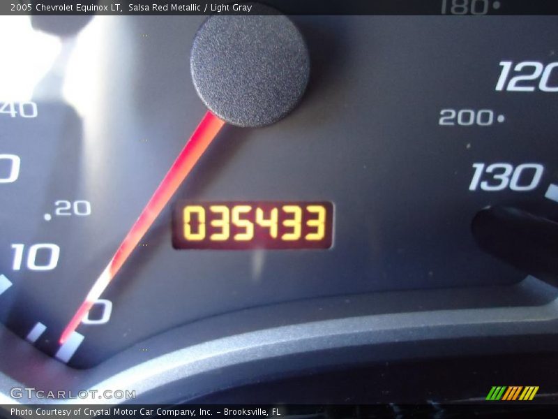 Salsa Red Metallic / Light Gray 2005 Chevrolet Equinox LT