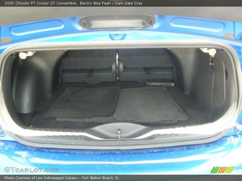 Electric Blue Pearl / Dark Slate Gray 2005 Chrysler PT Cruiser GT Convertible