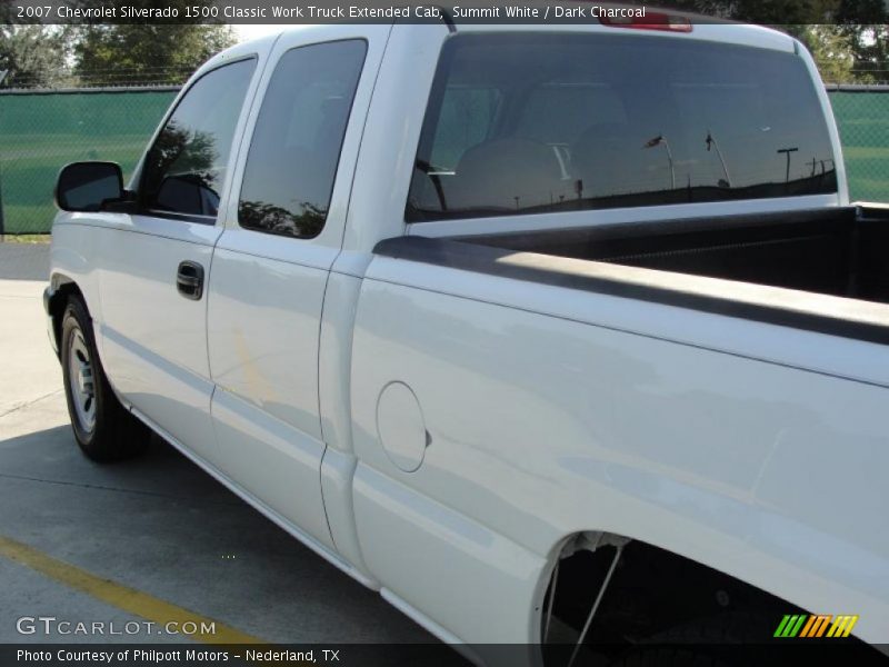 Summit White / Dark Charcoal 2007 Chevrolet Silverado 1500 Classic Work Truck Extended Cab