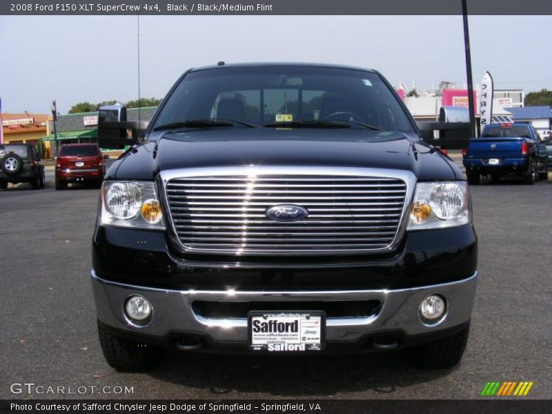 Black / Black/Medium Flint 2008 Ford F150 XLT SuperCrew 4x4
