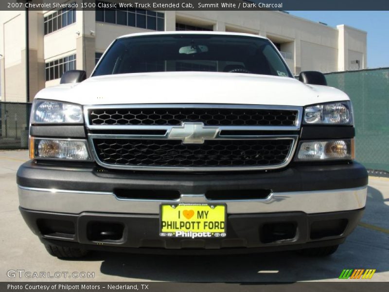 Summit White / Dark Charcoal 2007 Chevrolet Silverado 1500 Classic Work Truck Extended Cab