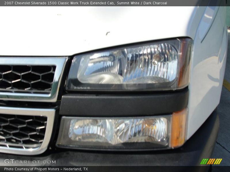 Summit White / Dark Charcoal 2007 Chevrolet Silverado 1500 Classic Work Truck Extended Cab