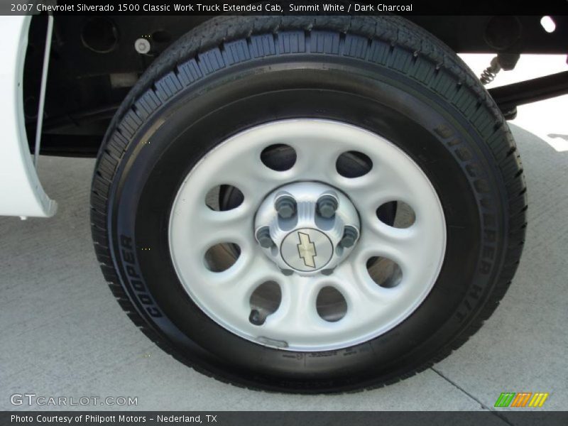 Summit White / Dark Charcoal 2007 Chevrolet Silverado 1500 Classic Work Truck Extended Cab