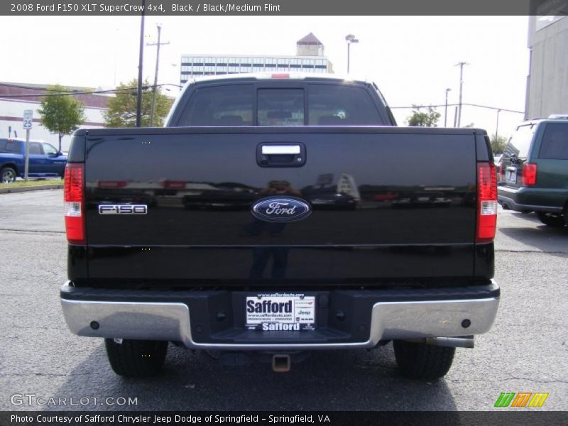 Black / Black/Medium Flint 2008 Ford F150 XLT SuperCrew 4x4