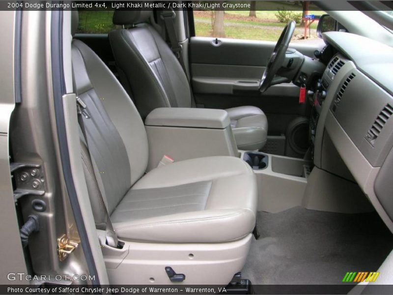 Light Khaki Metallic / Dark Khaki/Light Graystone 2004 Dodge Durango Limited 4x4