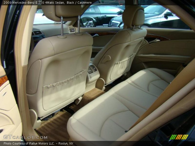 Black / Cashmere 2009 Mercedes-Benz E 350 4Matic Sedan