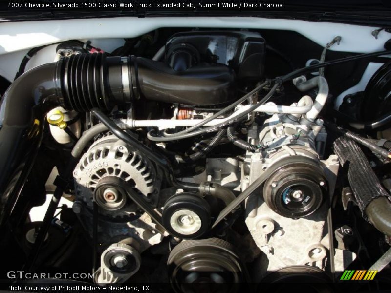 Summit White / Dark Charcoal 2007 Chevrolet Silverado 1500 Classic Work Truck Extended Cab