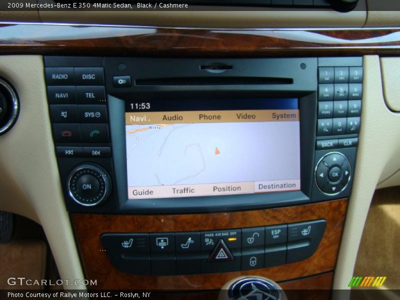 Black / Cashmere 2009 Mercedes-Benz E 350 4Matic Sedan