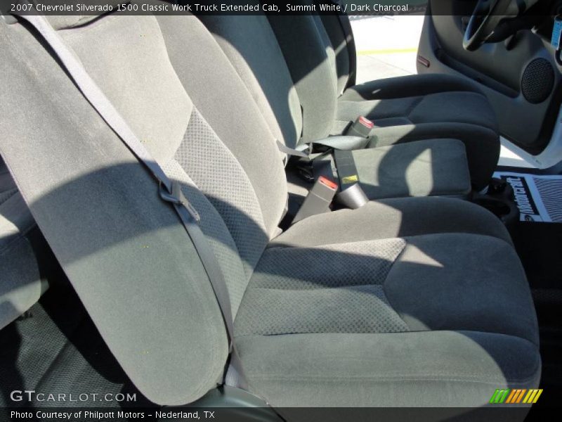 Summit White / Dark Charcoal 2007 Chevrolet Silverado 1500 Classic Work Truck Extended Cab