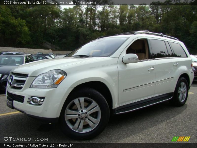 Arctic White / Macadamia 2008 Mercedes-Benz GL 450 4Matic