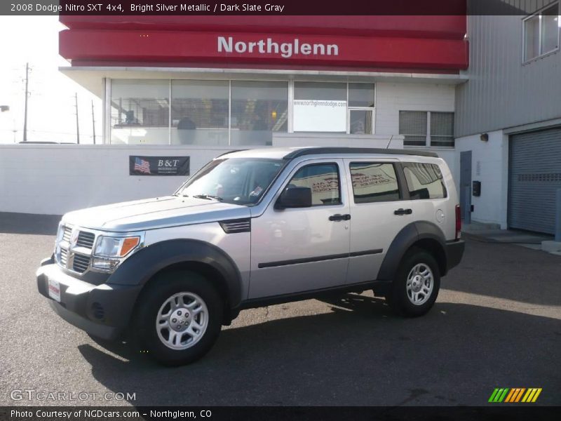 Bright Silver Metallic / Dark Slate Gray 2008 Dodge Nitro SXT 4x4