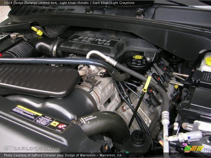  2004 Durango Limited 4x4 Engine - 5.7 Liter HEMI OHV 16-Valve V8
