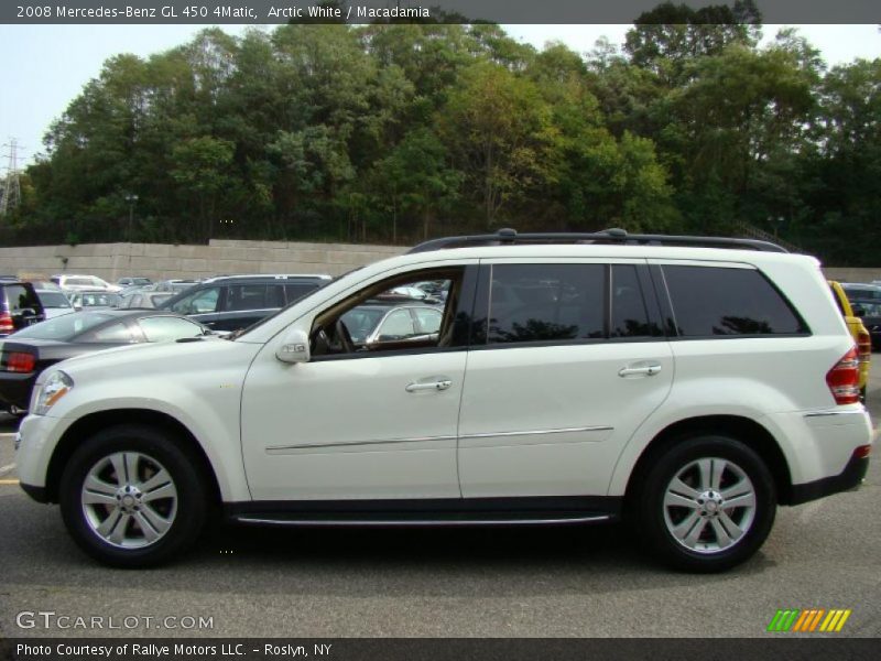 Arctic White / Macadamia 2008 Mercedes-Benz GL 450 4Matic