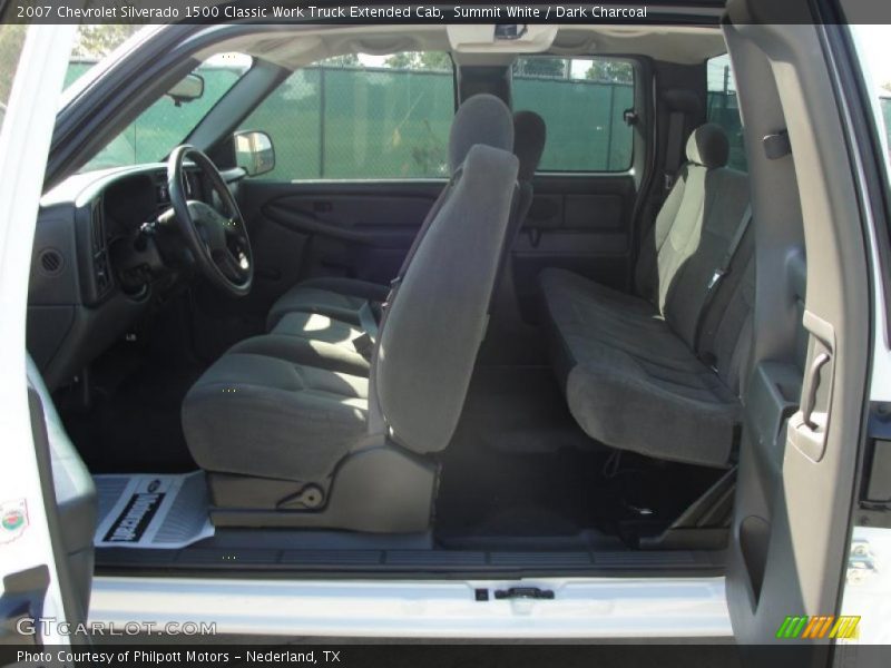 Summit White / Dark Charcoal 2007 Chevrolet Silverado 1500 Classic Work Truck Extended Cab