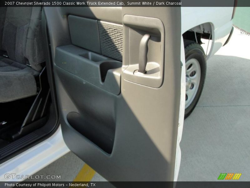 Summit White / Dark Charcoal 2007 Chevrolet Silverado 1500 Classic Work Truck Extended Cab
