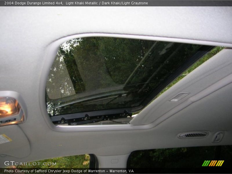 Light Khaki Metallic / Dark Khaki/Light Graystone 2004 Dodge Durango Limited 4x4