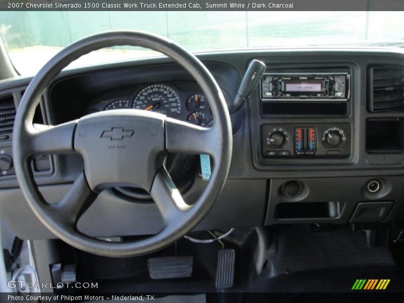 Summit White / Dark Charcoal 2007 Chevrolet Silverado 1500 Classic Work Truck Extended Cab