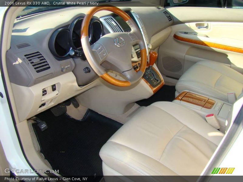 Crystal White Pearl / Ivory 2006 Lexus RX 330 AWD