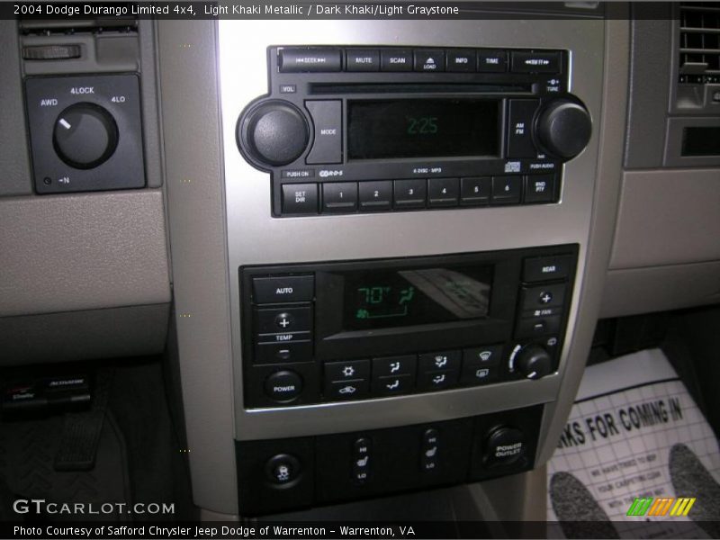 Controls of 2004 Durango Limited 4x4