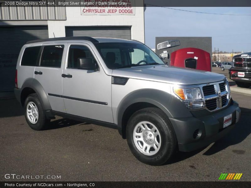 Bright Silver Metallic / Dark Slate Gray 2008 Dodge Nitro SXT 4x4