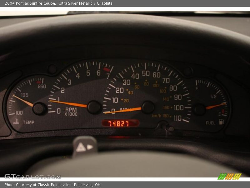  2004 Sunfire Coupe Coupe Gauges