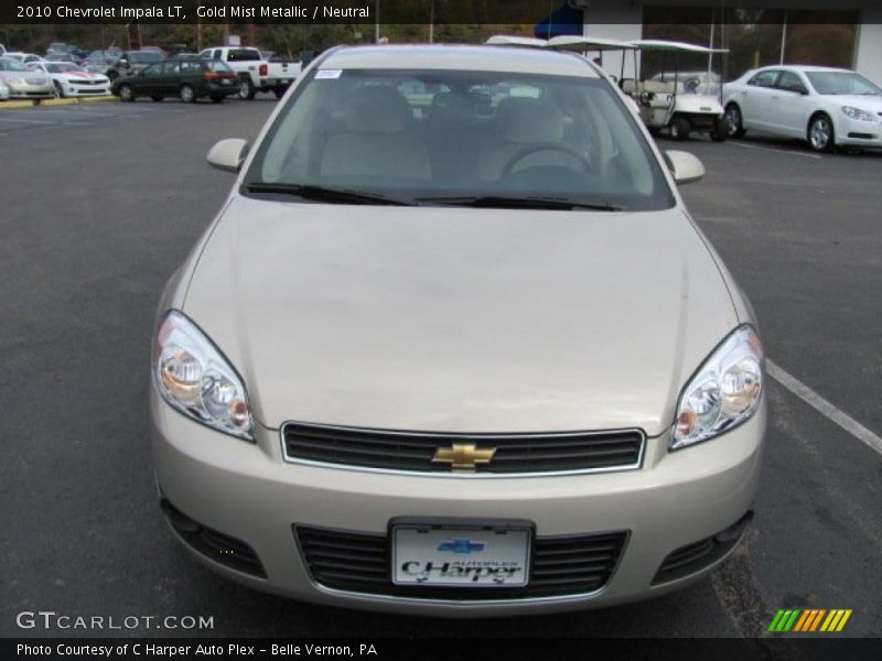 Gold Mist Metallic / Neutral 2010 Chevrolet Impala LT