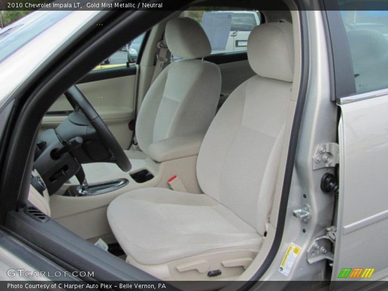 Gold Mist Metallic / Neutral 2010 Chevrolet Impala LT