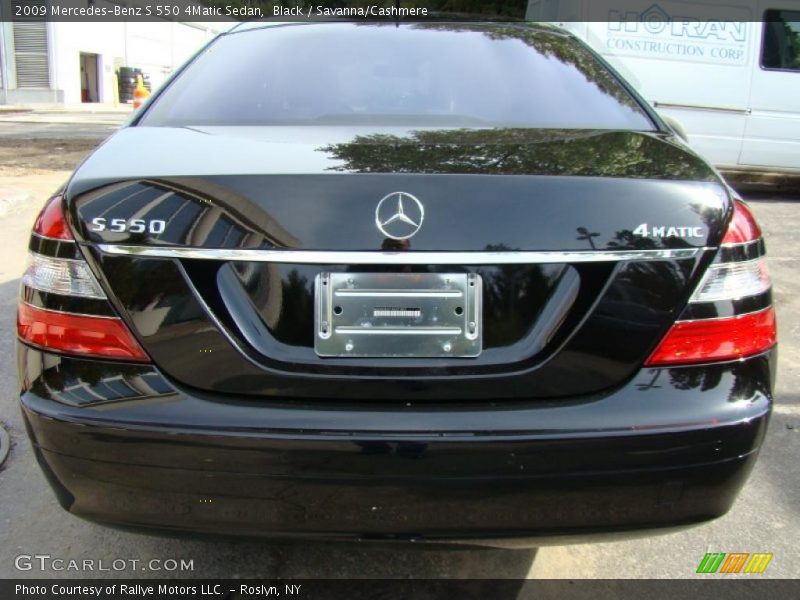 Black / Savanna/Cashmere 2009 Mercedes-Benz S 550 4Matic Sedan