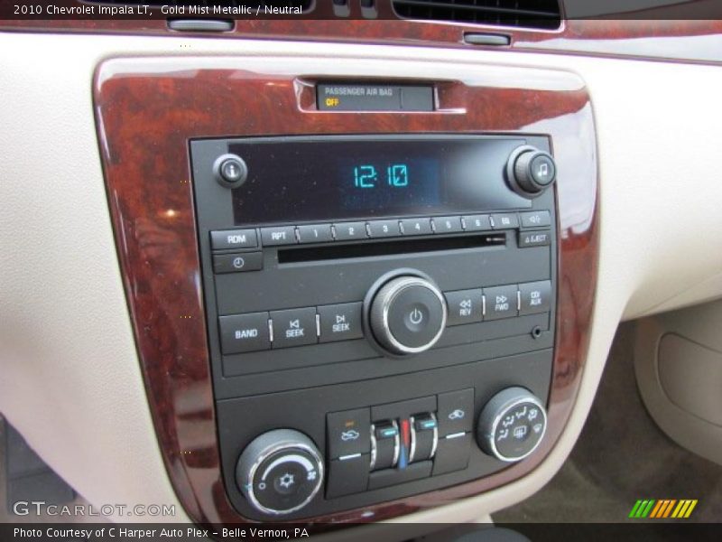 Gold Mist Metallic / Neutral 2010 Chevrolet Impala LT