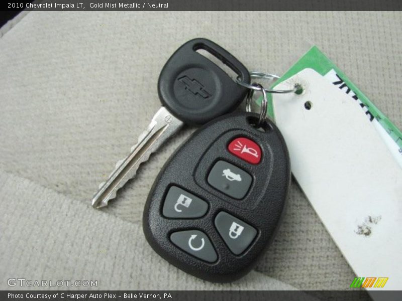 Gold Mist Metallic / Neutral 2010 Chevrolet Impala LT