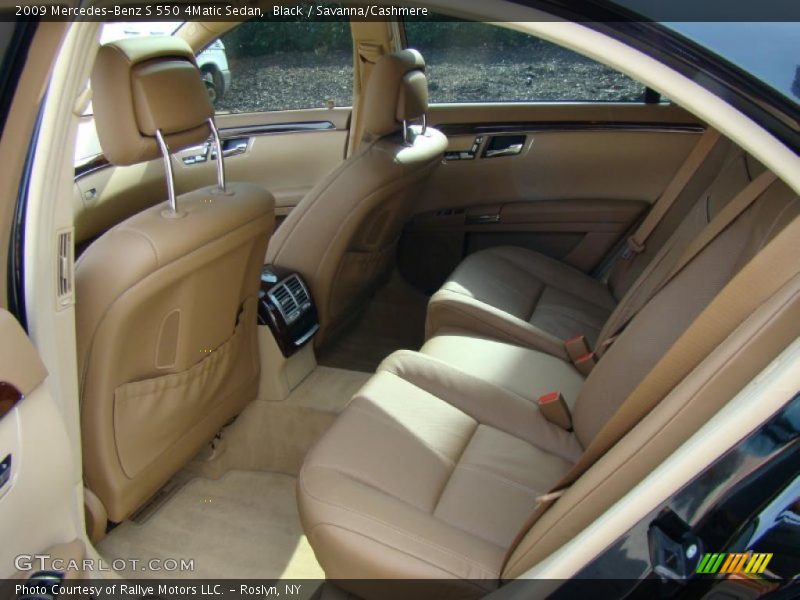 Black / Savanna/Cashmere 2009 Mercedes-Benz S 550 4Matic Sedan