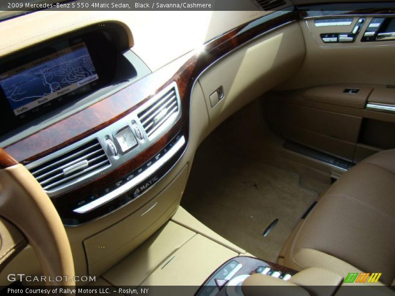 Black / Savanna/Cashmere 2009 Mercedes-Benz S 550 4Matic Sedan