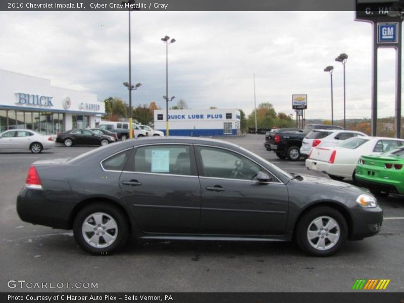 Cyber Gray Metallic / Gray 2010 Chevrolet Impala LT