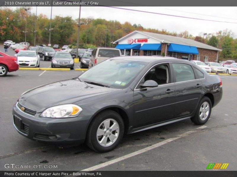 Cyber Gray Metallic / Gray 2010 Chevrolet Impala LT