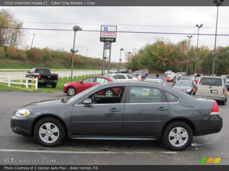 Cyber Gray Metallic / Gray 2010 Chevrolet Impala LT