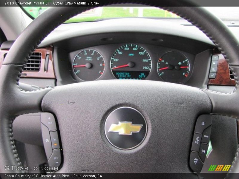 Cyber Gray Metallic / Gray 2010 Chevrolet Impala LT