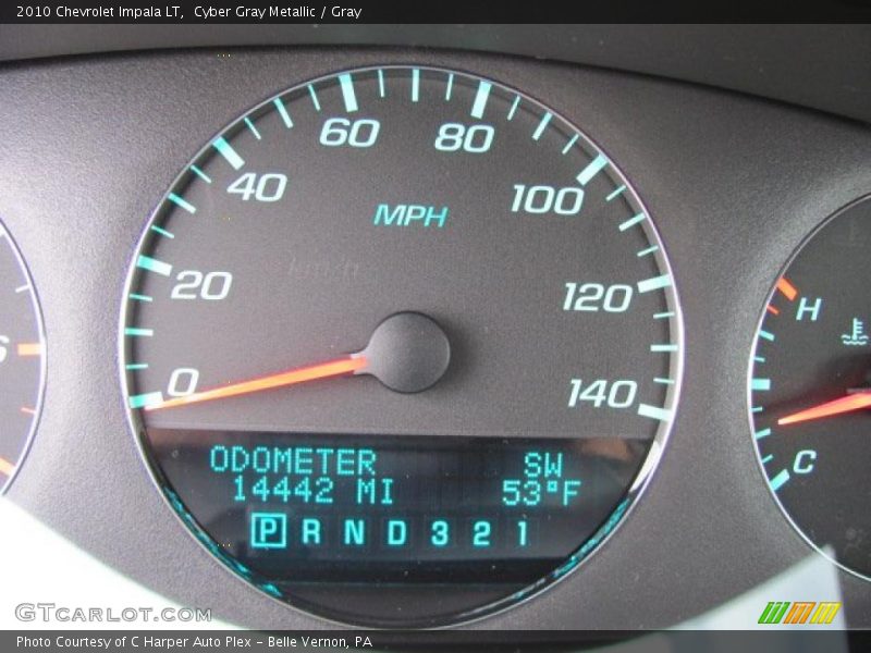 Cyber Gray Metallic / Gray 2010 Chevrolet Impala LT