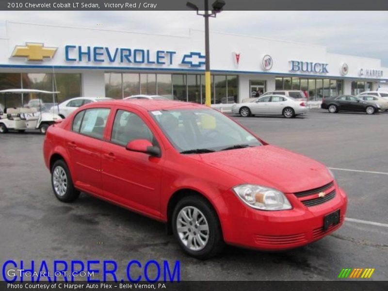 Victory Red / Gray 2010 Chevrolet Cobalt LT Sedan