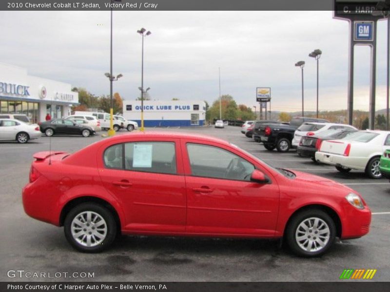 Victory Red / Gray 2010 Chevrolet Cobalt LT Sedan