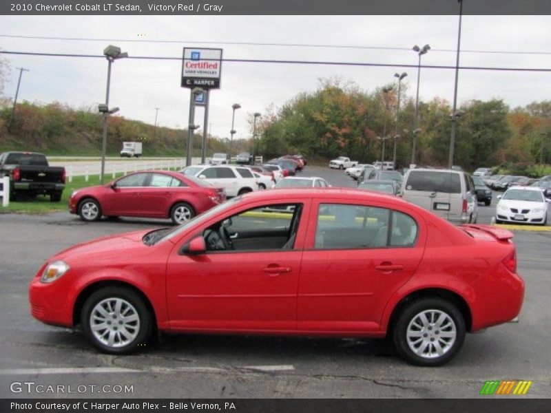 Victory Red / Gray 2010 Chevrolet Cobalt LT Sedan