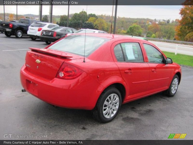 Victory Red / Gray 2010 Chevrolet Cobalt LT Sedan