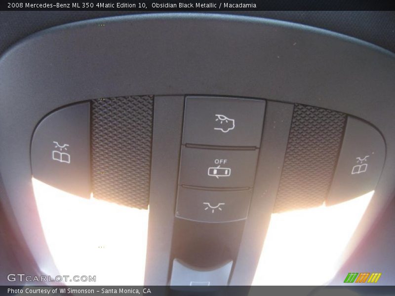 Obsidian Black Metallic / Macadamia 2008 Mercedes-Benz ML 350 4Matic Edition 10