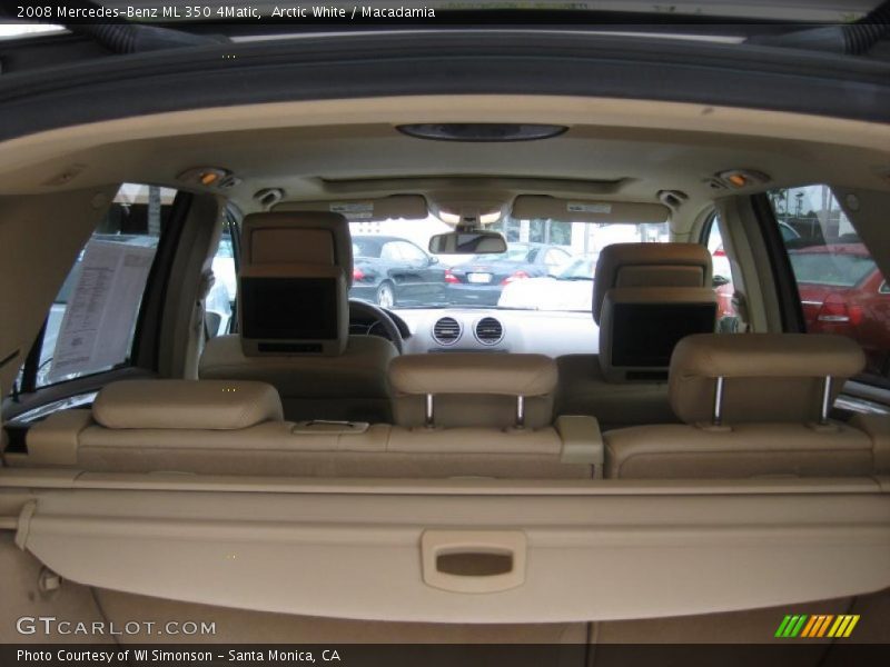 Arctic White / Macadamia 2008 Mercedes-Benz ML 350 4Matic
