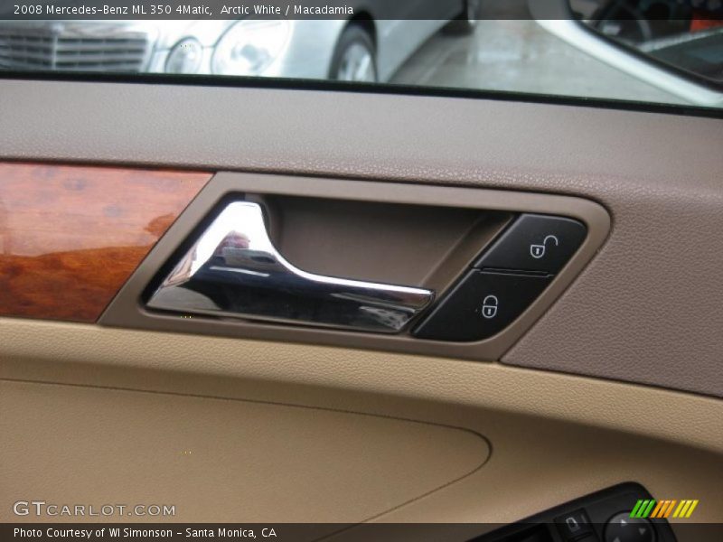 Arctic White / Macadamia 2008 Mercedes-Benz ML 350 4Matic