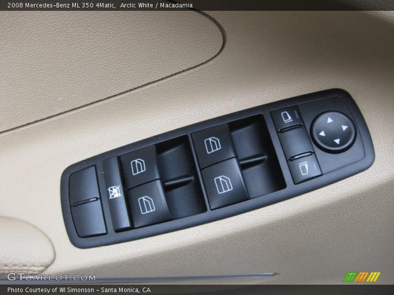 Arctic White / Macadamia 2008 Mercedes-Benz ML 350 4Matic