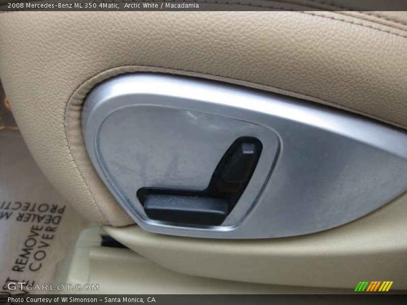 Arctic White / Macadamia 2008 Mercedes-Benz ML 350 4Matic