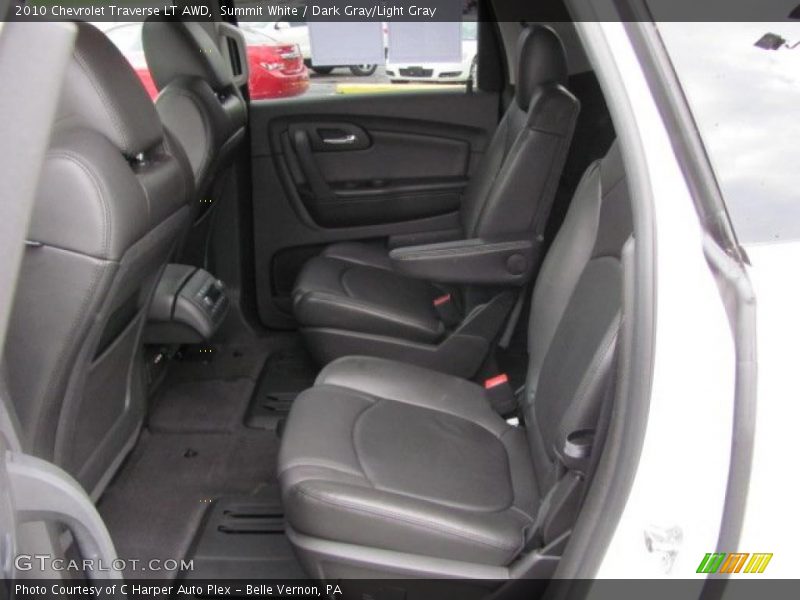 Summit White / Dark Gray/Light Gray 2010 Chevrolet Traverse LT AWD