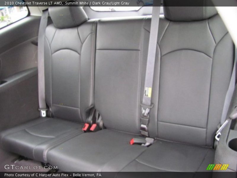 Summit White / Dark Gray/Light Gray 2010 Chevrolet Traverse LT AWD