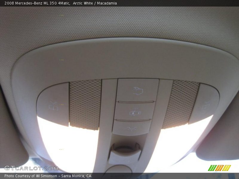 Arctic White / Macadamia 2008 Mercedes-Benz ML 350 4Matic
